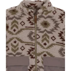 Mikk-Line Jacken|Alltagsbekleidung-- Kid's Teddy Mix Jacket AOP - Fleecejacke