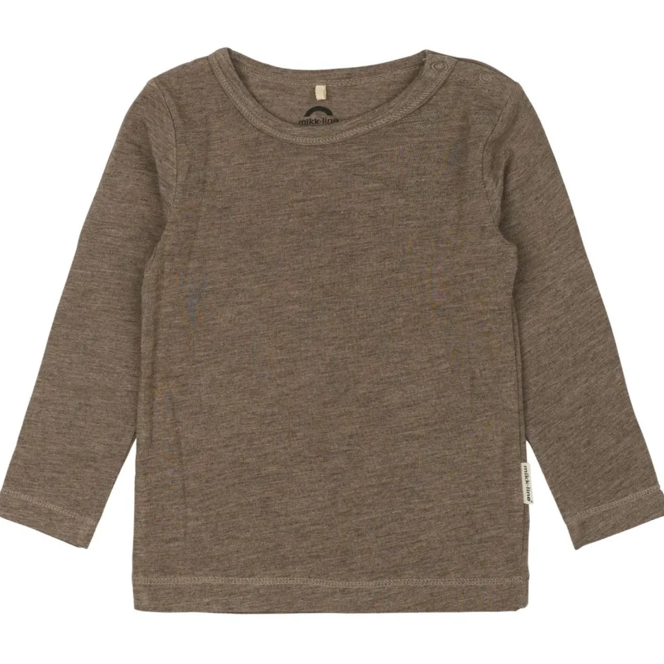 Mikk-Line Shirts, Hemden & Longsleeves|Alltagsbekleidung-- Kid's Wool/Bamboo L/S Top - Merinoshirt