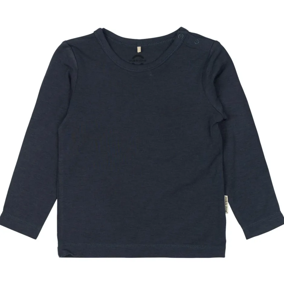 Mikk-Line Shirts, Hemden & Longsleeves|Alltagsbekleidung-- Kid's Wool/Bamboo L/S Top - Merinoshirt
