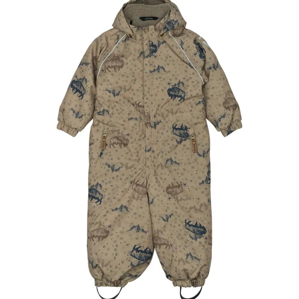 Mikk-Line - Polyester Junior Suit AOP Forrest - Overall Coriander Discount