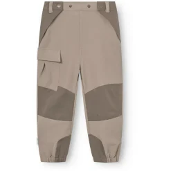 Mini A Ture Trekkingbekleidung|Alltagsbekleidung-- Kid's Mattolvai Trek Pants - Trekkinghose Grey Brown