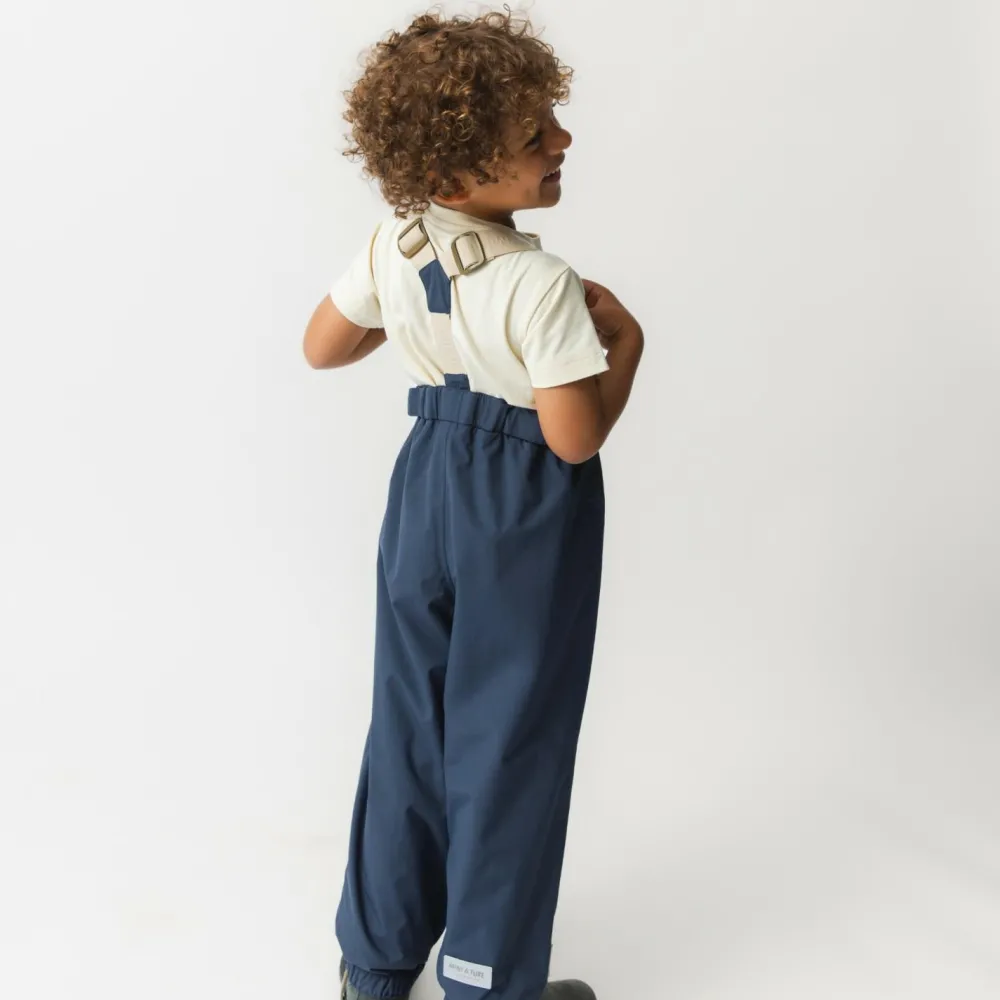 Mini A Ture - Kid's Matwilans Suspender Pants - Regenhose Online