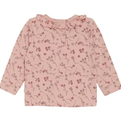 Minymo Shirts, Hemden & Longsleeves|Pullover & Hoodies-- Girl's T-Shirt L/S AOP - Longsleeve Misty Rose