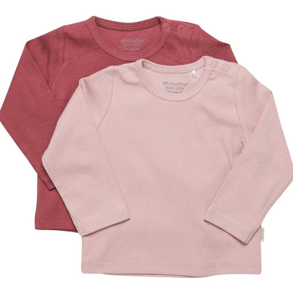 Minymo - Kid's Blouse L/S (2-Pack) - Longsleeve Discount