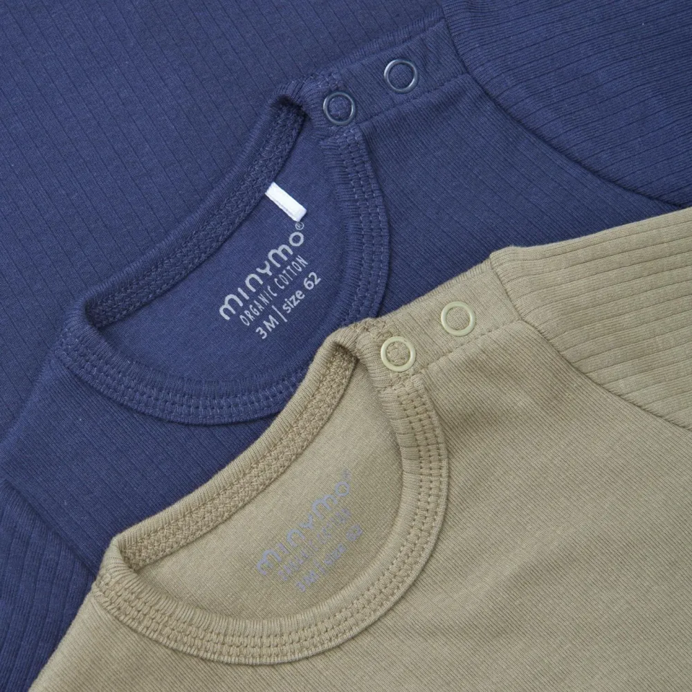 Minymo - Kid's Blouse L/S (2-Pack) - Longsleeve Discount
