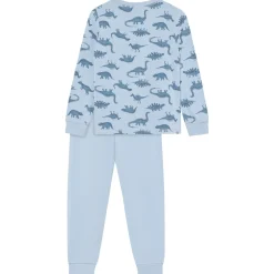 Minymo - Kid's Pyjamas L/S Set AOP 134258 - Alltagsunterwäsche Niagara Mist Discount