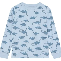 Minymo - Kid's Pyjamas L/S Set AOP 134258 - Alltagsunterwäsche Niagara Mist Discount