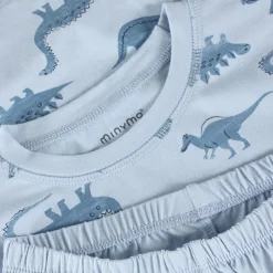 Minymo - Kid's Pyjamas L/S Set AOP 134258 - Alltagsunterwäsche Niagara Mist Discount