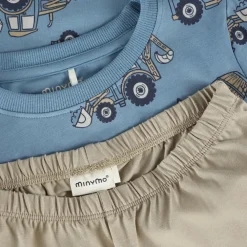 - Kid's Pyjamas L/S Set AOP 262 - Alltagsunterwäsche < Minymo
