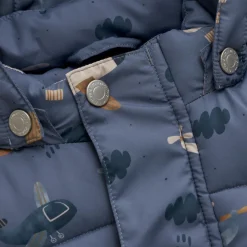 Minymo Alltagsbekleidung-- Kid's Quilted Suit AOP - Overall