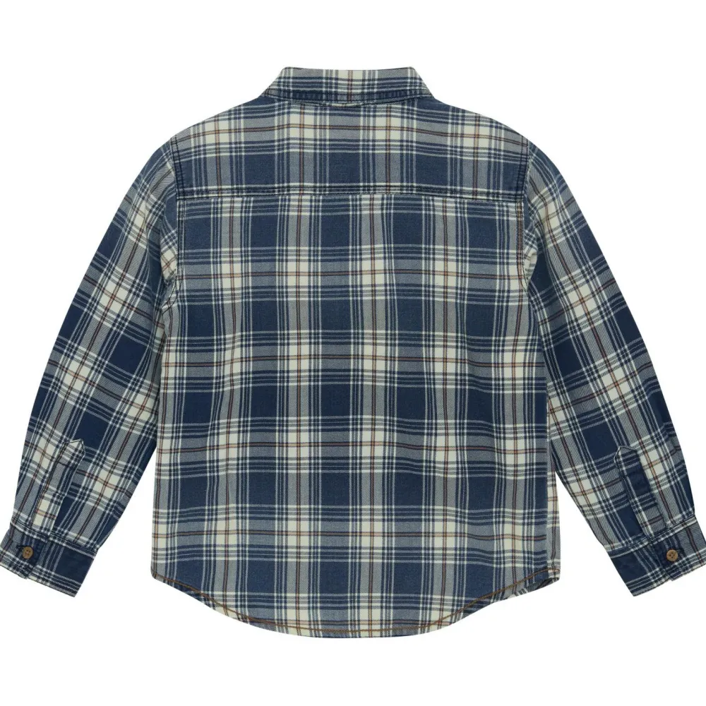 Minymo - Kid's Shirt L/S Check - Hemd China Blue New