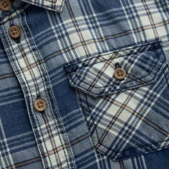 Minymo - Kid's Shirt L/S Check - Hemd China Blue New