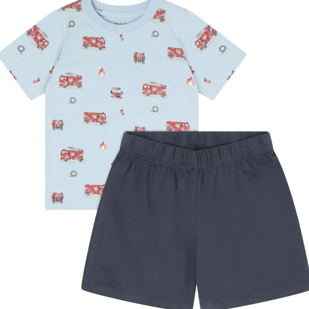 - Kid's T-Shirt+Short Set AOP 134356 - Overall < Minymo Clearance