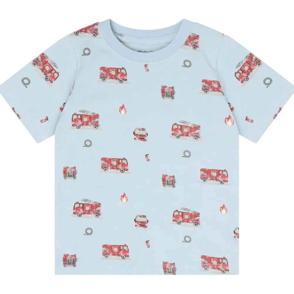 - Kid's T-Shirt+Short Set AOP 134356 - Overall < Minymo Clearance