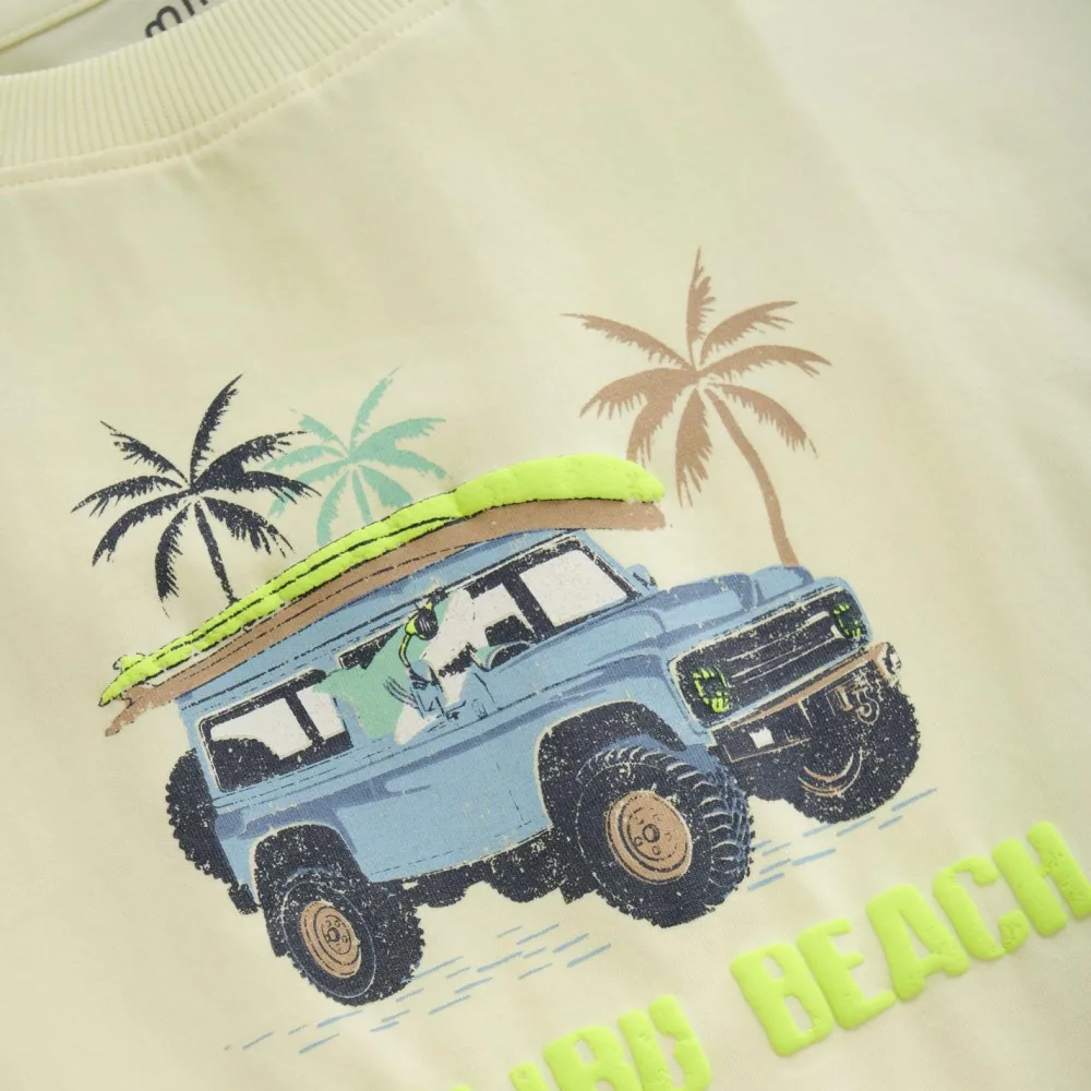 - Kid's T-Shirt S/S Slub Yarn - T-Shirt < Minymo Clearance