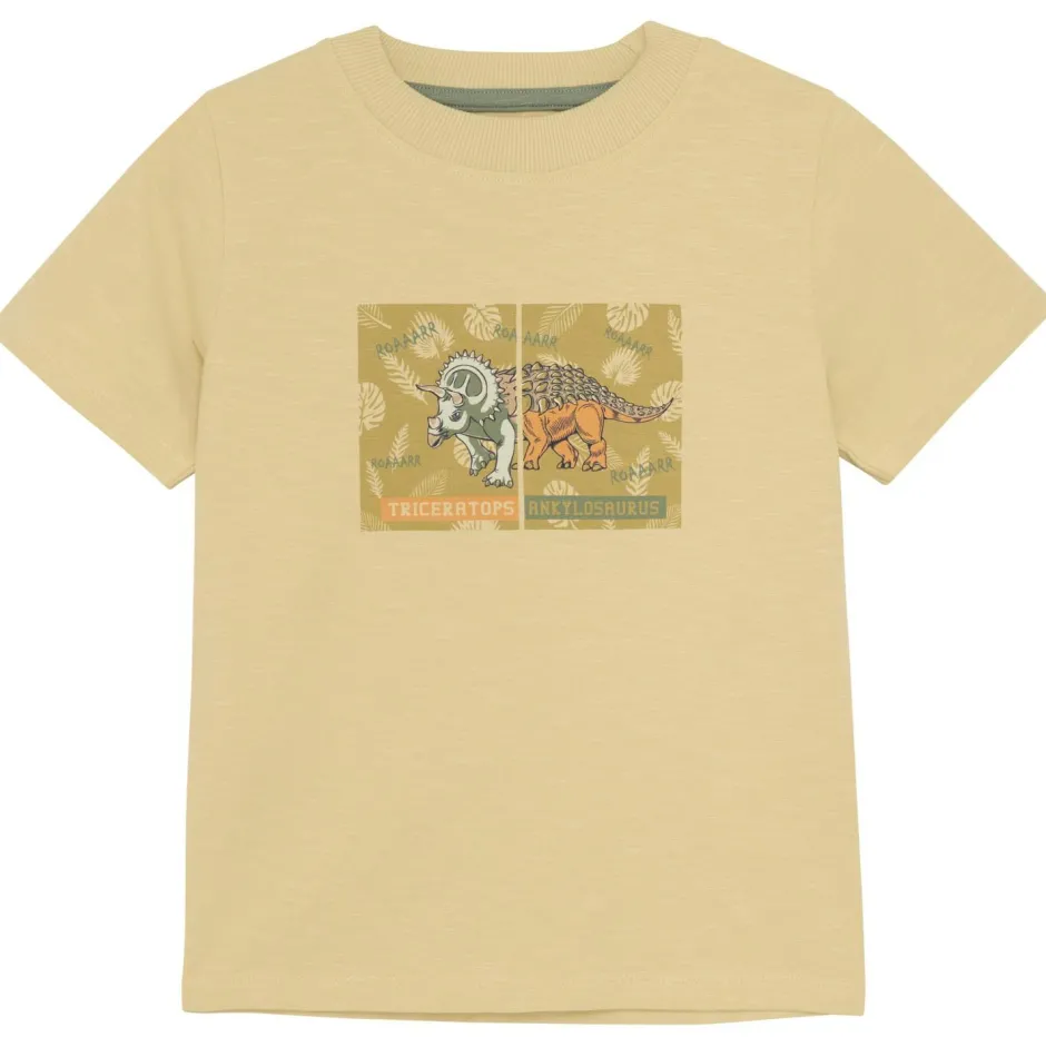 Minymo T-Shirts|Shirts, Hemden & Longsleeves-- Kid's T-Shirt S/S Slub Yarn Dino - T-Shirt