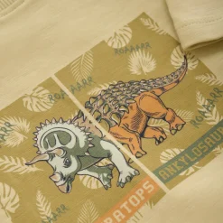 Minymo T-Shirts|Shirts, Hemden & Longsleeves-- Kid's T-Shirt S/S Slub Yarn Dino - T-Shirt