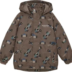 - Kid's Twill Snow Jacket AOP - Winterjacke < Minymo