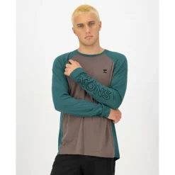 Mons Royale - Tarn Merino L/S - Merinolongsleeve 9 Iron / Black New