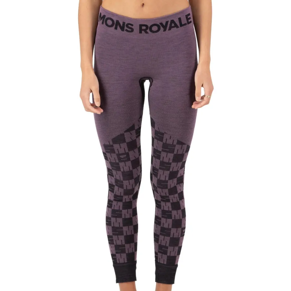 Mons Royale Trekkingbekleidung|Skibekleidung-- Women's Ascender Merino Seamless Legging - Merinounterwäsche