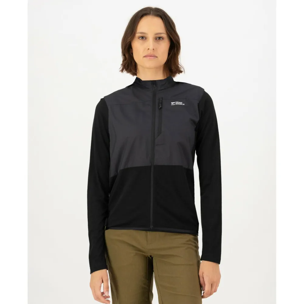 Mons Royale - Women's Diversion Merino Wind Vest - Fahrradweste Black Sale