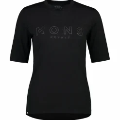 Mons Royale Fahrradbekleidung|Radtrikots-- Women's Redwood Enduro VT - Radtrikot Black