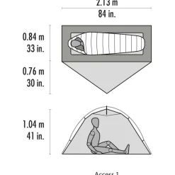 MSR - Access 1 Tent - 1-Personen Zelt
