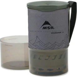 MSR Trekkingausrüstung|Outdoor-Küche-- WindBurner Personal Accessory Pot - Topf Grey