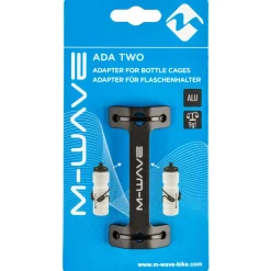 M-Wave Fahrradzubehör|Flaschen & Halter-- Ada Two Adapter - Flaschenhalter Black