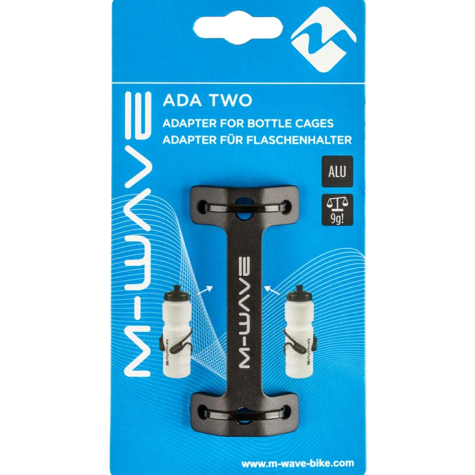 M-Wave Fahrradzubehör|Flaschen & Halter-- Ada Two Adapter - Flaschenhalter Black