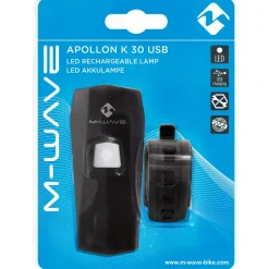 M-Wave Fahrradzubehör|Fahrradlampen-- Apollon K 30 USB Frontlicht