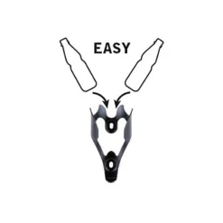 M-Wave Fahrradzubehör|Flaschen & Halter-- Flaschenhalter BC PET 500 A - Flaschenhalter Black Anodized
