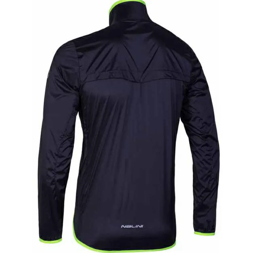 Nalini - Bas Briza Jacket - Fahrradjacke Nero / Giallo Fluo