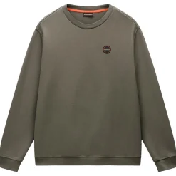 Napapijri - B-Badge Crew 1 - Pullover Tea Leaf Hot