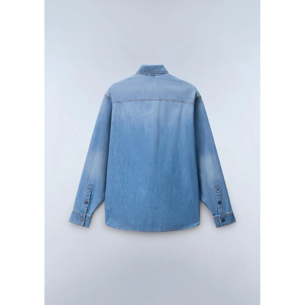 Napapijri - O-Kiene L/S - Hemd Denim Hot