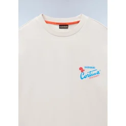 Napapijri Shirts, Hemden & Longsleeves|Alltagsbekleidung-- S-Fiemme L/S - Longsleeve Beige Dimity