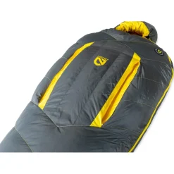 Nemo Trekkingausrüstung|Daunenschlafsäcke-- Sonic 0 - Daunenschlafsack Goodnight Grey / Goldfinch