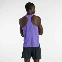 New Balance Fitnessbekleidung|Laufbekleidung-- Race Day Ultra Light Printed Singlet - Tank Top Electric Purple