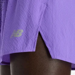 New Balance - RC Ultra Light Printed Short 3'' - Laufshorts Electric Purple Online