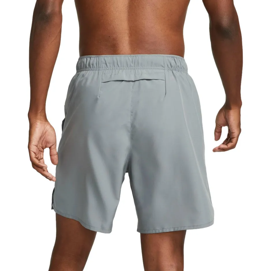 Nike Yogabekleidung|Fitnessbekleidung-- Dri-Fit Challenger 7'' Brief-Lined Running Shorts - Laufshorts Smoke Grey / Black