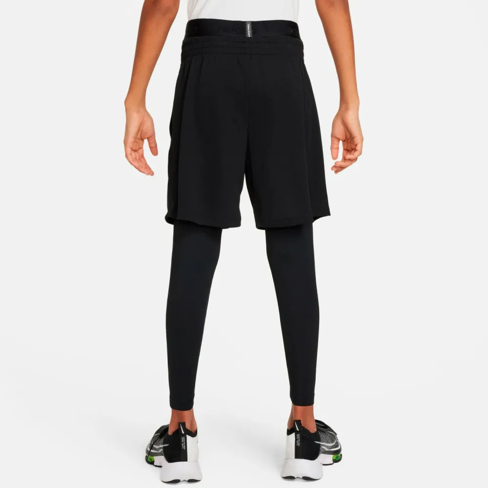 Nike - Boy's Pro Dri-Fit Tight 24 - Leggings Black / Black / White
