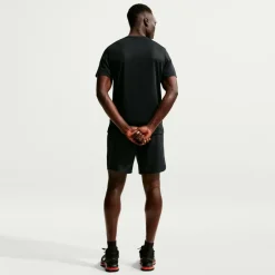Nike Laufbekleidung|Shirts, Hemden & Longsleeves-- Dri-Fit UV Miler Run Energy S/S - Laufshirt Black / White