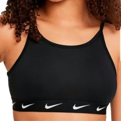 Nike - Girl's One Sports Bra - Sport-BH Black / White Outlet