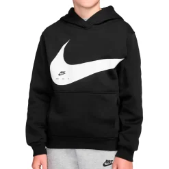Nike Laufbekleidung|Shirts, Hemden & Longsleeves-- Kid's NSW Club BRND NRG Top - Laufshirt Black / White