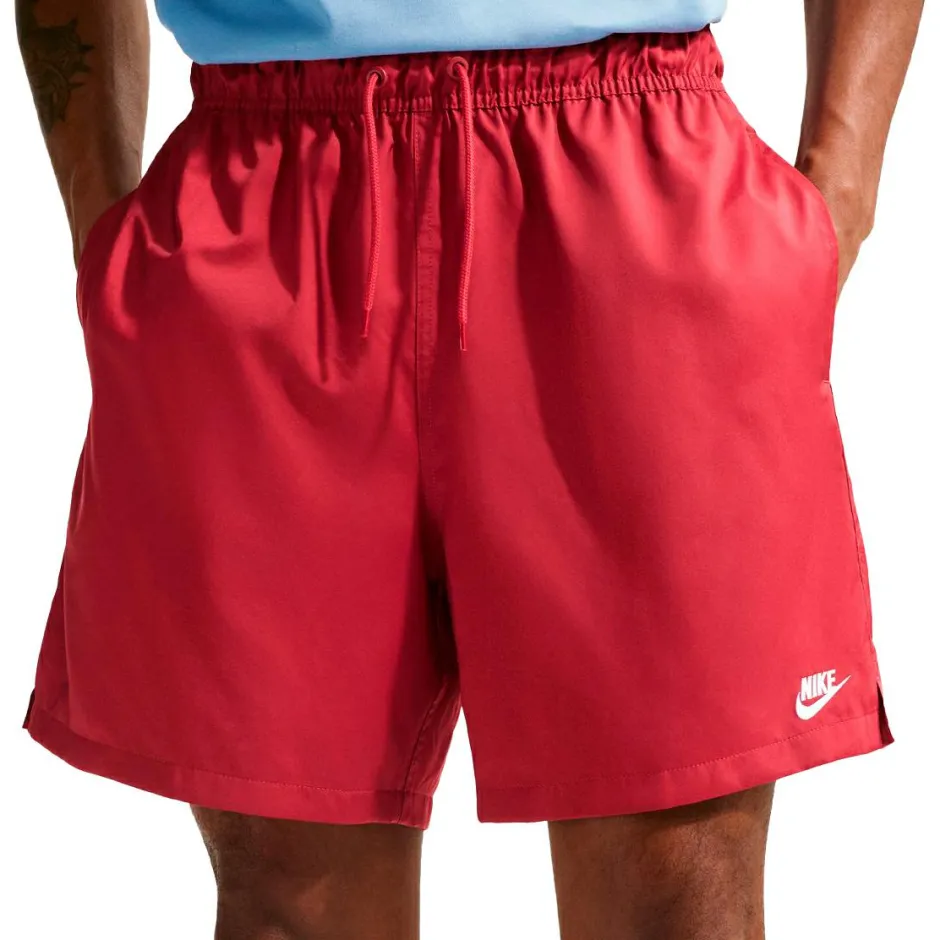 Nike Laufbekleidung|Hosen-- Club Woven Flow Shorts - Shorts Team Crimson / White