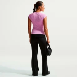 Nike Fitnessbekleidung|Hosen-- Women'S NSW Chill Knit RIB Pant - Trainingshose Black / Sail
