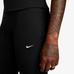 Nike Fitnessbekleidung|Hosen-- Women'S NSW Chill Knit RIB Pant - Trainingshose Black / Sail