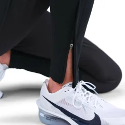 Nike - Women's Swift Dri-FIT Mid-Rise Running Pants - Laufhose Black / Reflective Silver