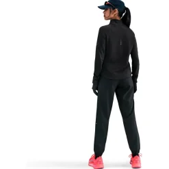 Nike Laufbekleidung|Shirts, Hemden & Longsleeves-- Women's Swift Therma Fit Turtleneck Top - Laufshirt Black / Reflective Silver