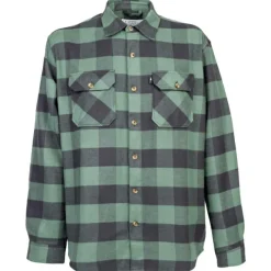 NIKIN Freizeitjacken|Shirts, Hemden & Longsleeves-- Treeplanter Overshirt Check - Hemd